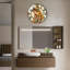 Horloge murale moderne en verre 24 ''