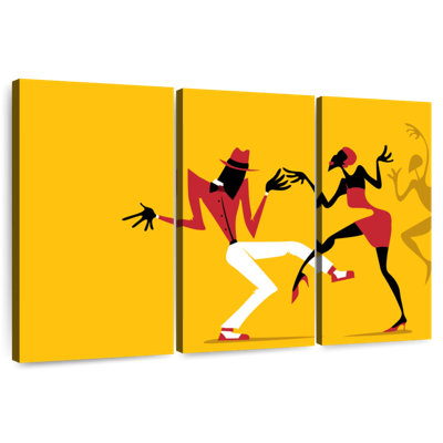 Enn Cartoon Latin Dancers