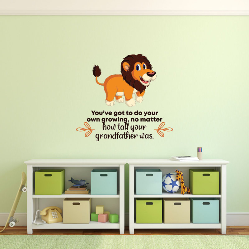 Text & Numbers Wall Decal, 40" H x 40" W