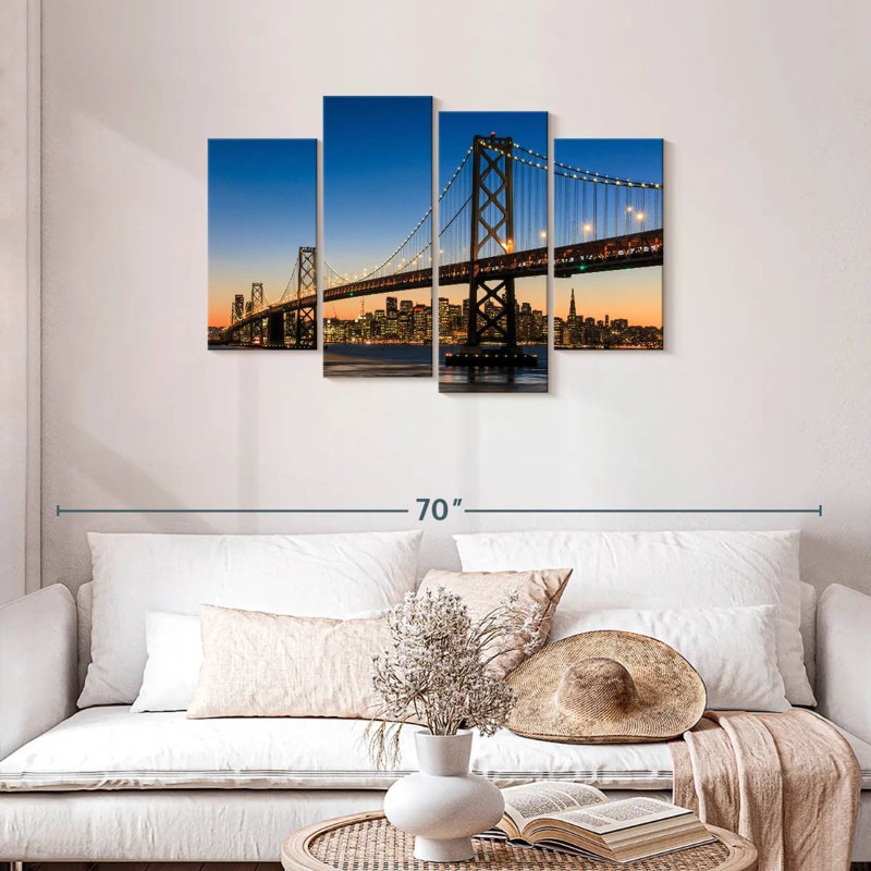 Lilie SF Bay Bridge Blue Hour