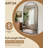 Arched  Metal Oversized Full-Length Mirror-1999766904-1995390104