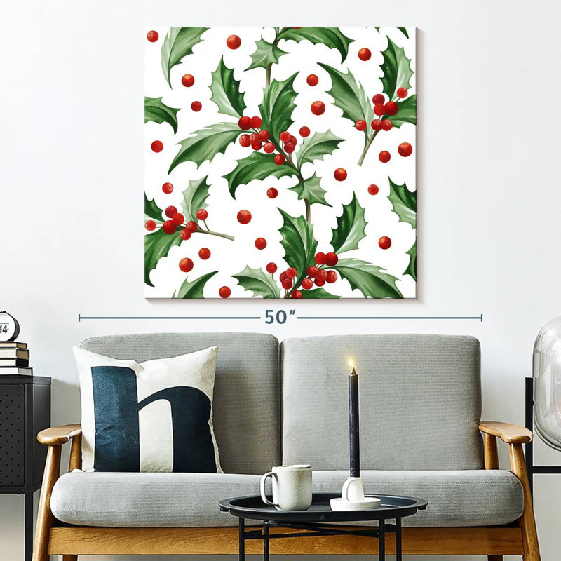 Harnek Holly Pattern, 33'' H x 33'' W