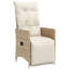  Ensemble bistro 7 pièces avec coussins en rotin de polyester beige-1404748759