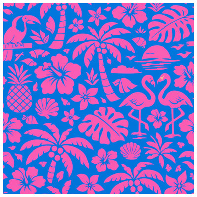 Rideaux de douche Pink Flamingo