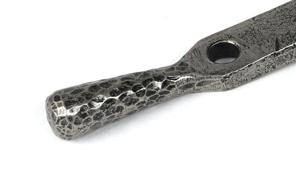 Hammered Newbury Stay, Pewter Patina, 24.9cm H x 1.6cm W x 0.6cm D