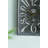 RaNesha Thaddeus Vintage-Styled Rectangular Wall Clock - 15.8x2x25.6" - Antique black/White