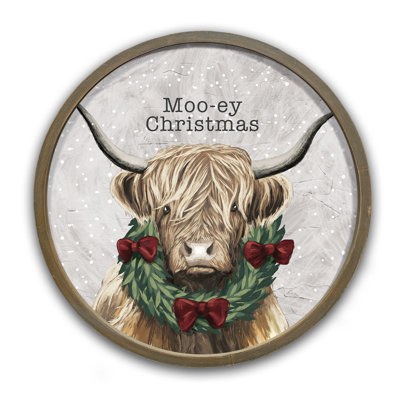 «Moo-Ey Christmas», reproduction encadrée