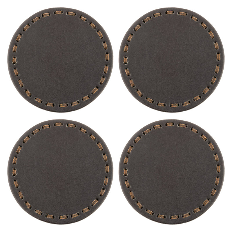Round Leather Coasters