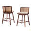 Tabouret de bar d'intérieur rembourré Talia-1460134566