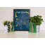 «Fort Worth City Map», reproduction d'impression sur affiche en bleu-24705709