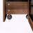 70" Display Cabinet with Glass Doors, Lights, and Pull-Out Shelf