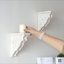  Paire de supports à corbeaux pour support mural en bois blanc