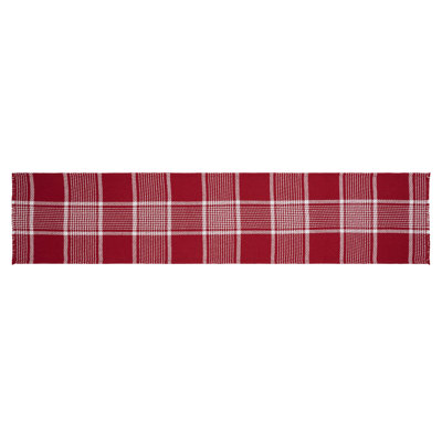 Wilf Rectangle Plaid Cotton Table Runner
