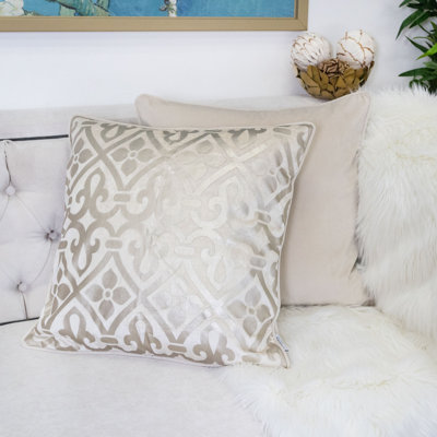  Square Velvet Pillow Cover & Insert