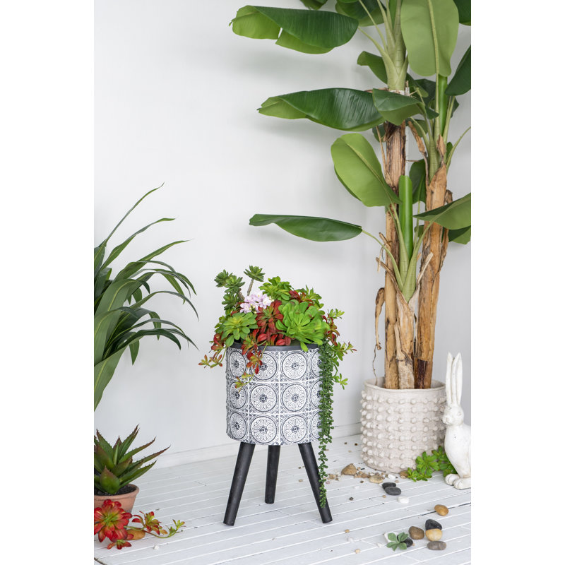 Wellston Pot Planter, 21.7" H x 11.8" W x 11.8" D