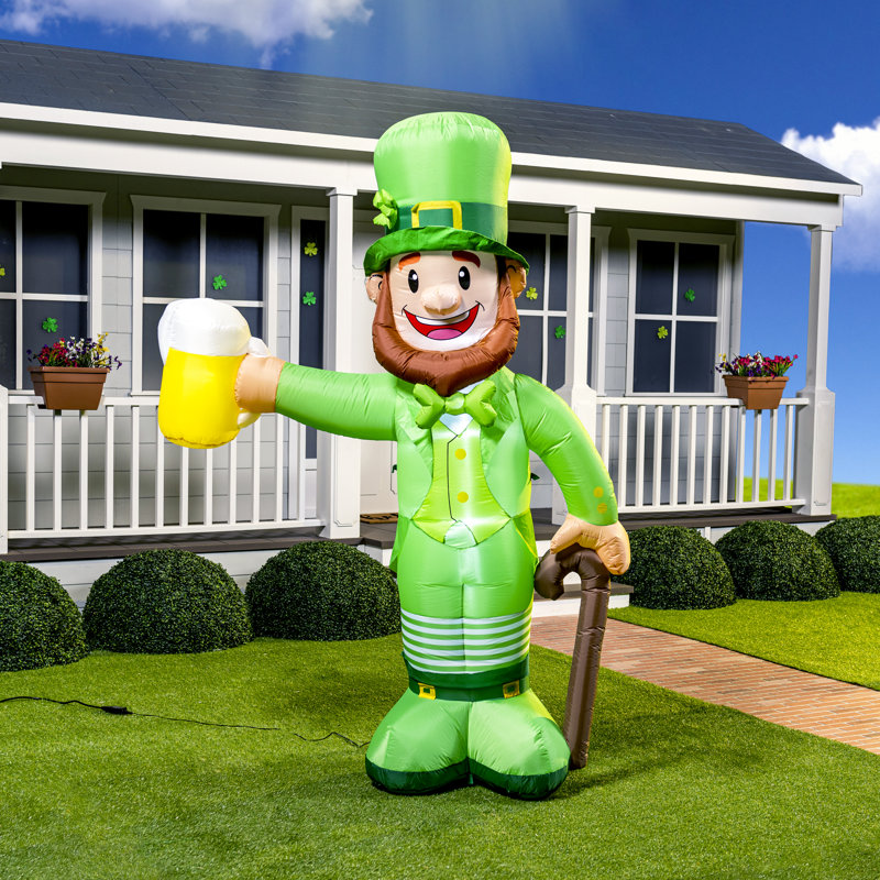 Gonflable St. Patrick Leprechaun