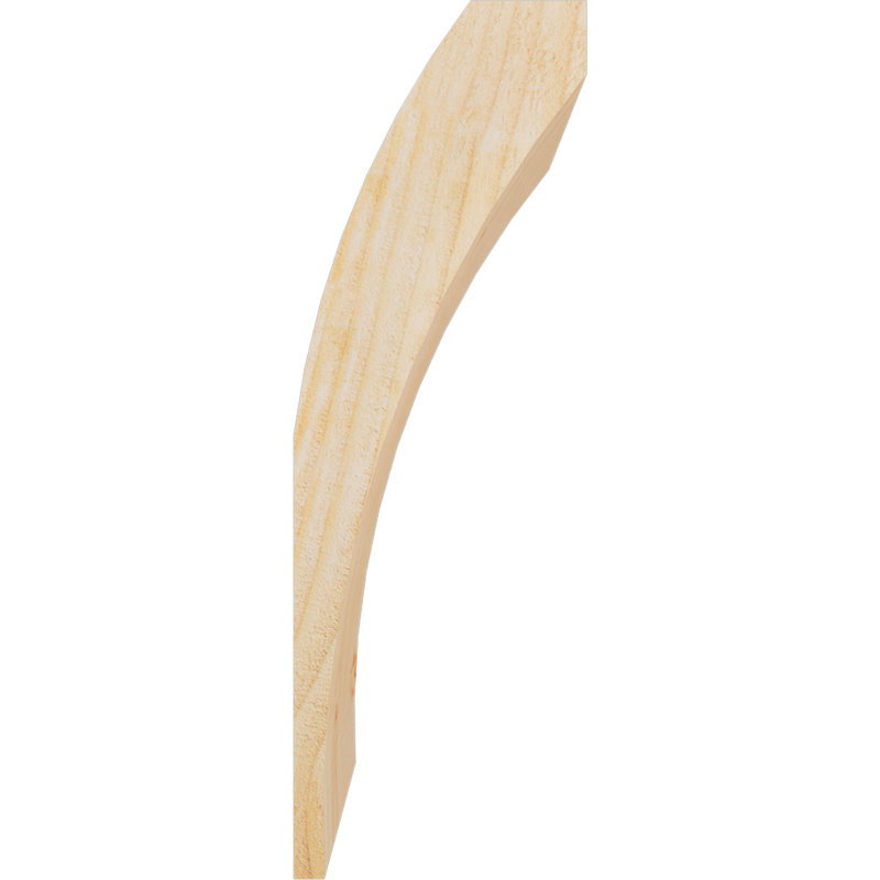Genouillère Thorton, Sapin Douglas de 6 po (sciage brut), 6 po X P 18 po H
