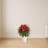 Mixed Anthurium Plant in White Tower Vase