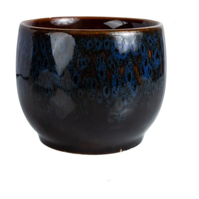 1PC Large Flow Pot Bowl Lotus Water Lily Succulent Ceramic Basin Hydroponic Flower Pots Without Drain Holes