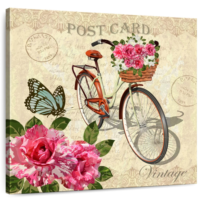Carte postale rétro Mehar, H 16 po x l 16 po