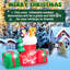 Stocking with Gift Box Christmas Inflatable
