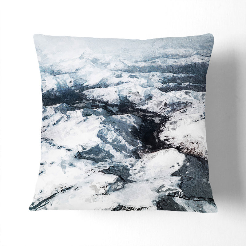 Square Throw Cushion, White, 55cm H x 55cm W x 20cm D