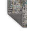 Tapis gris soyeux et moelleux-100900810