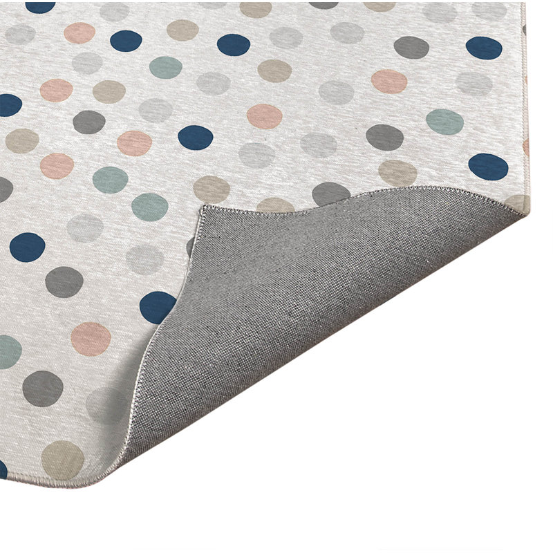 Always Polka Non-Slip Outdoor Rug, Rectangle 2' x 3'
