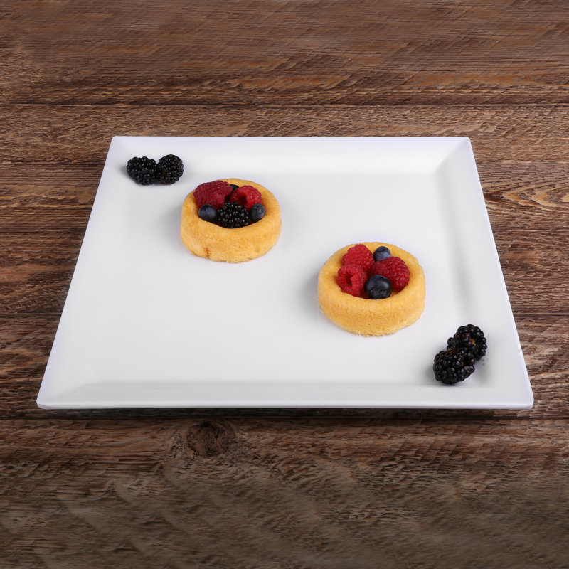 Assiette plate en mélamine 11 po vogue