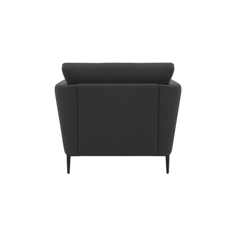 Rahul Velvet Armchair, Dark Grey