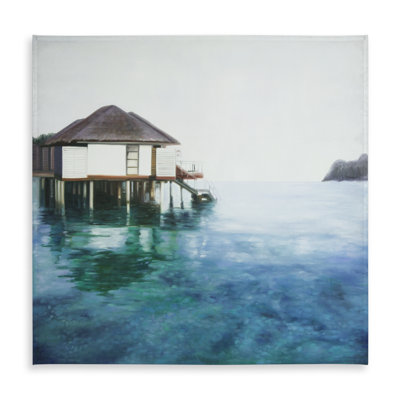Exotic Turquoise Tablecloth - Dream Travel | Indoor/Outdoor Decor