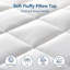 Matelas moyen en mousse viscoélastique 6 "avec plateau-coussin - Refroidissement et soutien-1691298571