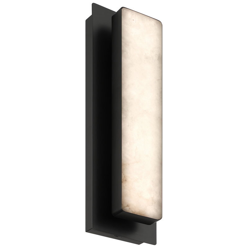 Ada 5CCT LED Wall Sconce - Black Finish, Black