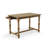 Rustic Brown 54" x 32" x 36" Bar Table with Built-In Storage and Seating for Four-345809333