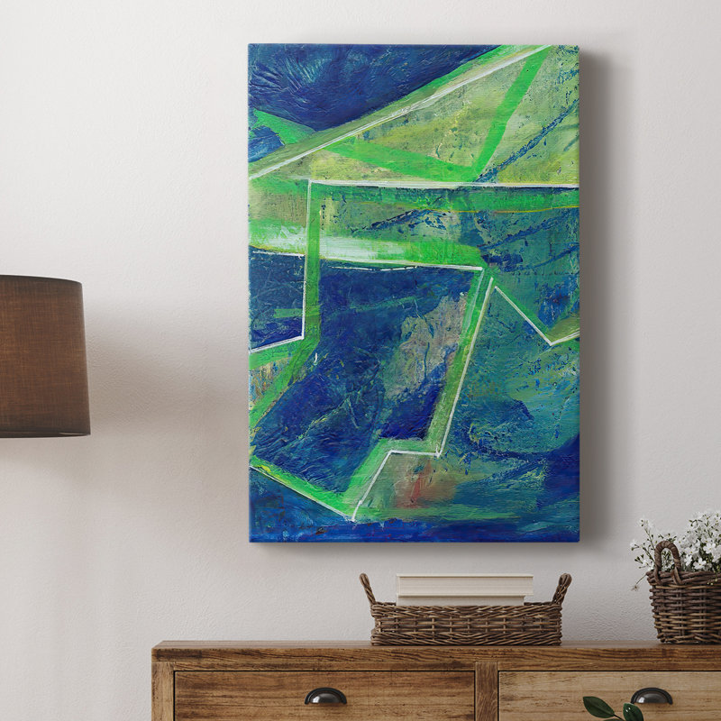 GeometricInCoolI - galerie Cavas sur mesure, H 12 po x l 8 po