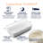 Delvale Contour Plush Memory Foam Standard Cooling Bed Pillow