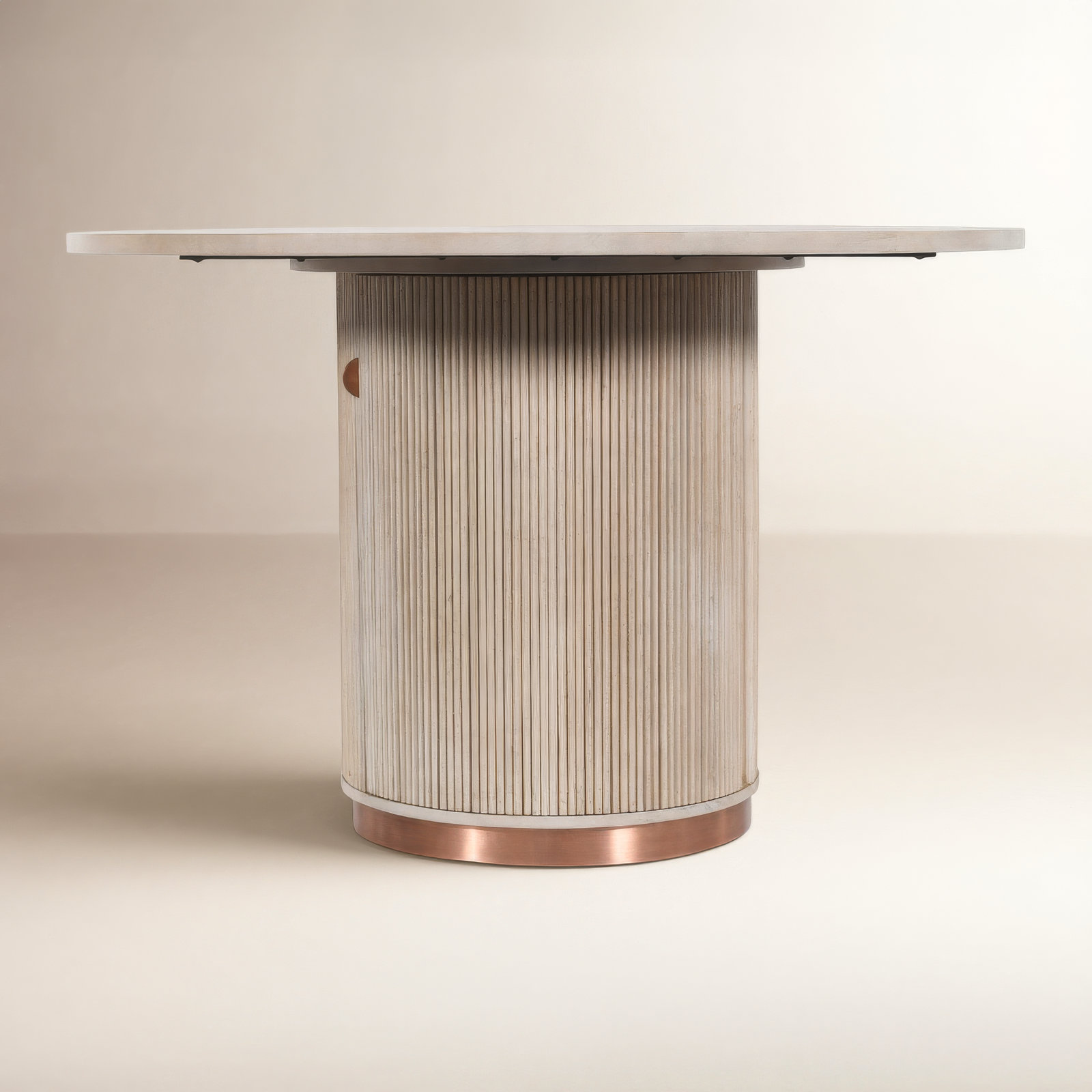 Zanzibar Mango Dining Table, 30" H x 48" W x 48" D