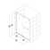 DreamLine Encore 56-60 in. W x 76 in. H Semi-Frameless Bypass Sliding Shower Door