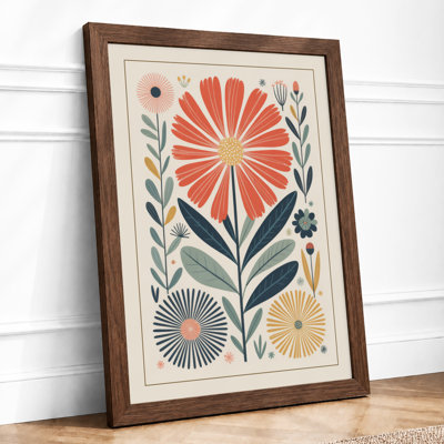 Sunburst Botanicals Botanical - Framed Print