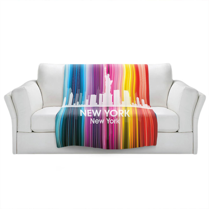 Hand Woven Throw Blanket, 68" x 80"