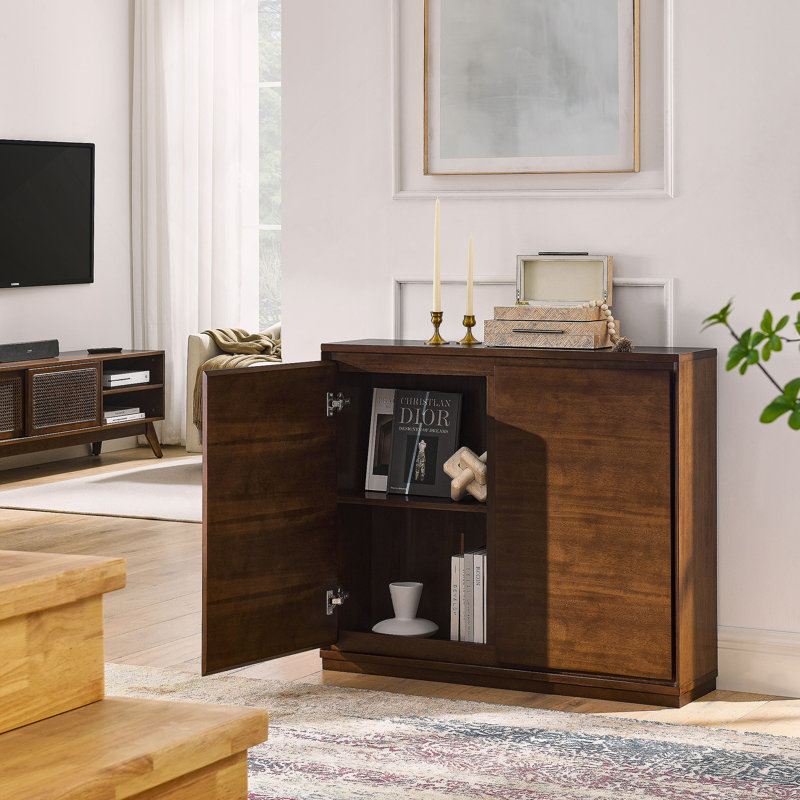 Buffet, armoire de buffet avec 2 trous de sortie, armoire de rangement pour le hall d'entrée
