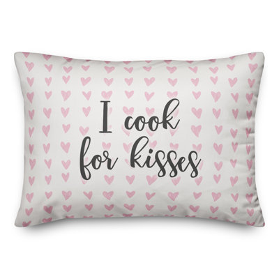 Coussin décoratif I Cook For Kisses 
