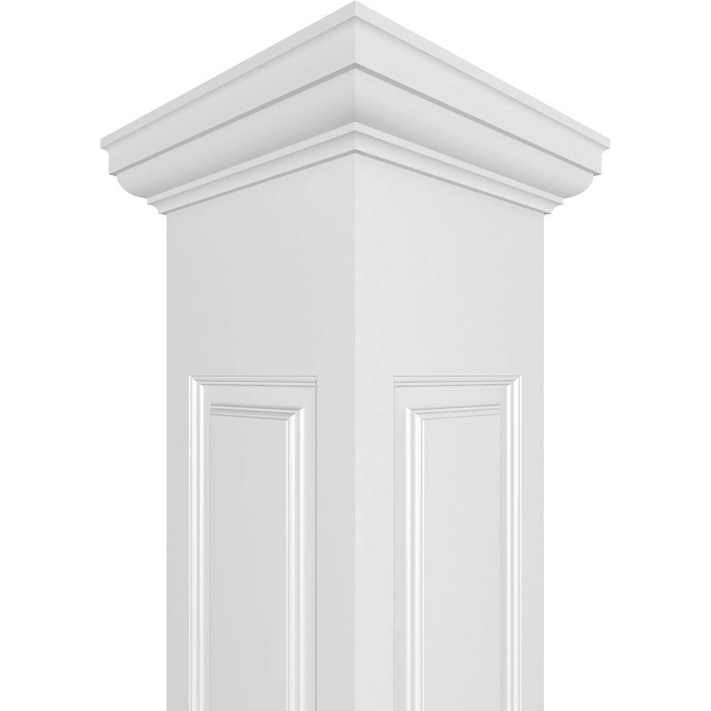 Ensemble de colonnes à panneau surélevé en PVC Craftsman Classic, H 96 po x l 9,63 po