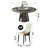 Elegant Artificial Marble Round Dining Table-124363273-124363275
