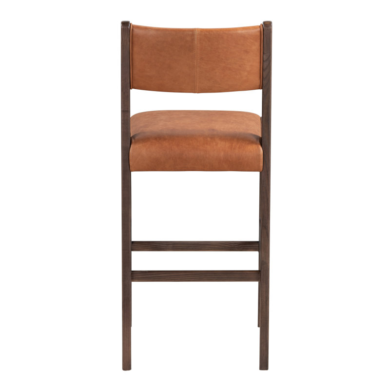 Wayne Leather Stool, Bar Stool (30" Seat Height)