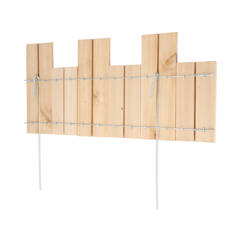 18-inch Natural Cedar Wood Landscape Edging (12-pack)