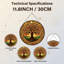 Panneau de vitrail 12 "H Tree Of Life-1171303016
