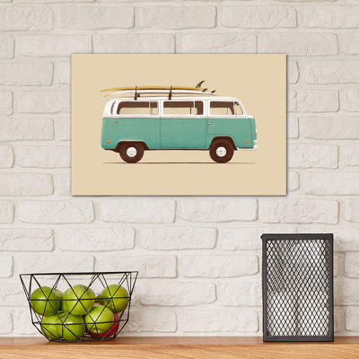 Blue Van - Print on Canvas