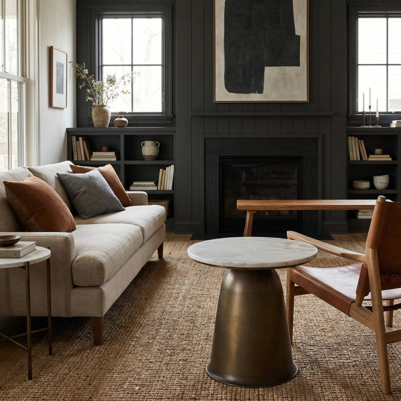 Aiden Marble End Table