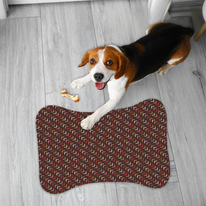 Blush Love - 1 Piece Bone Shape Feeding Mat